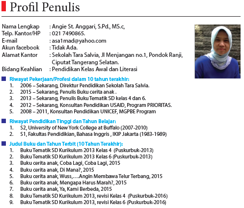 Detail Contoh Biodata Penulis Buku Nomer 45