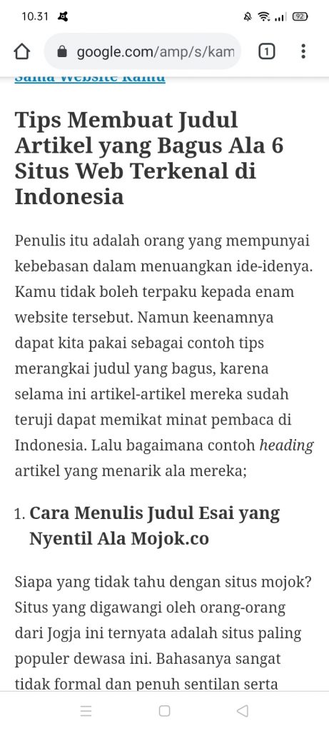 Detail Contoh Buat Artikel Nomer 19