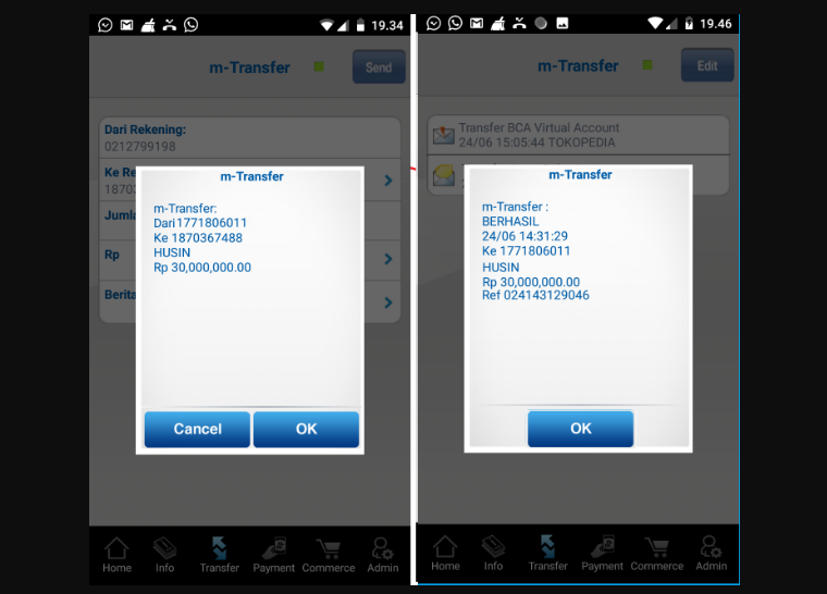 Detail Contoh Bukti Transfer M Banking Bca Palsu Nomer 18