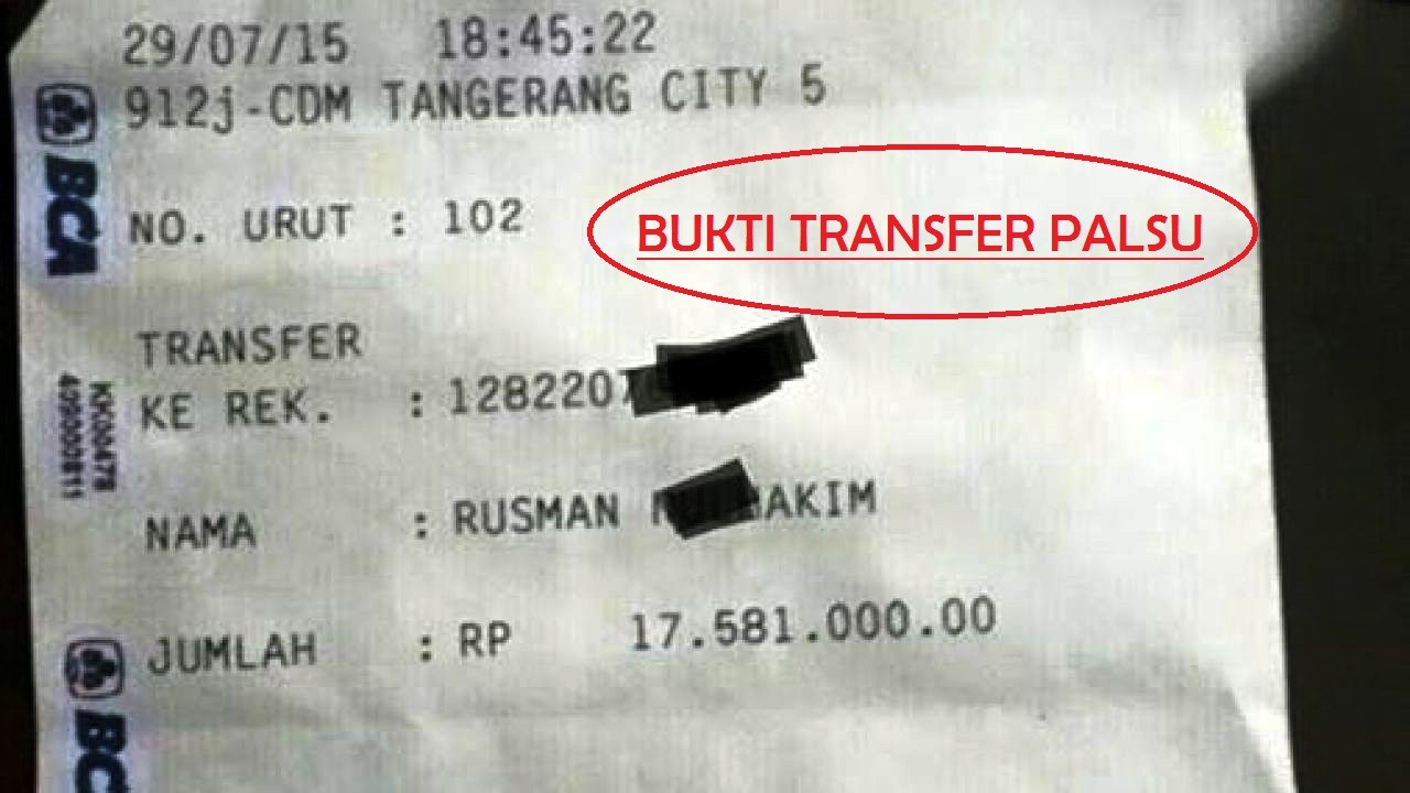 Detail Contoh Bukti Transfer M Banking Bca Palsu Nomer 32