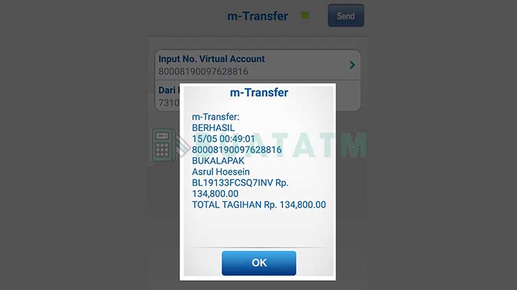 Detail Contoh Bukti Transfer M Banking Bri Nomer 23