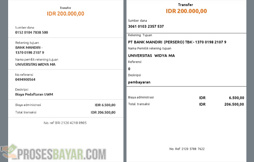 Detail Contoh Bukti Transfer M Banking Bri Nomer 50