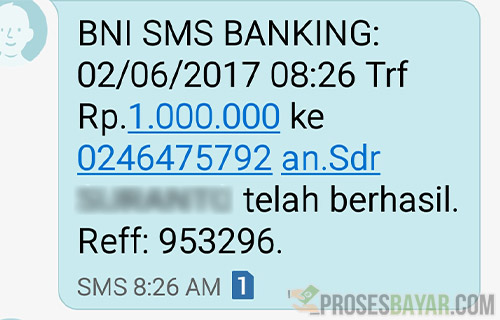 Detail Contoh Bukti Transfer Sms Banking Bri Nomer 14