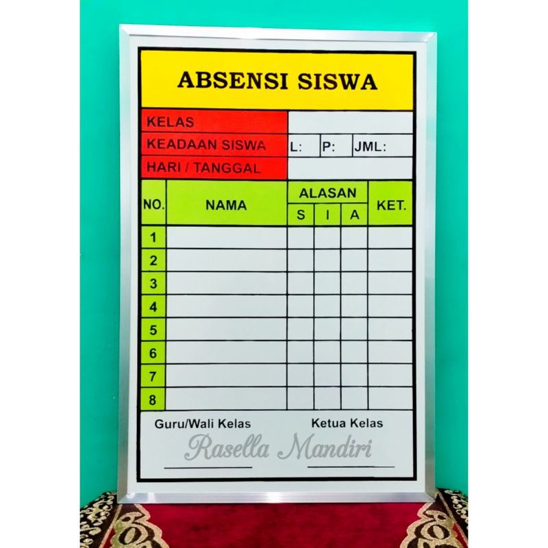 Detail Contoh Buku Absen Siswa Nomer 29