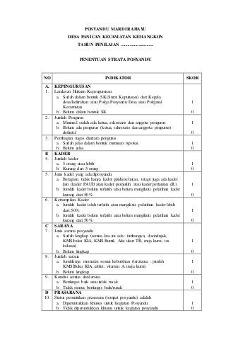 Detail Contoh Buku Administrasi Posyandu Nomer 19