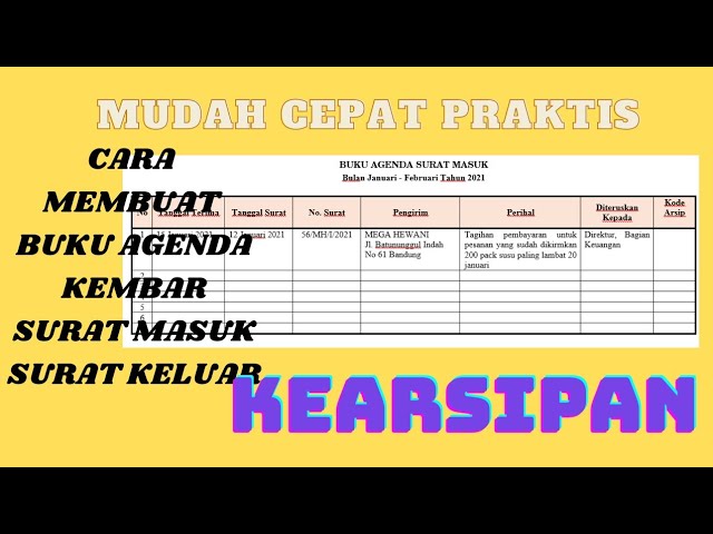 Detail Contoh Buku Agenda Berpasangan Nomer 17