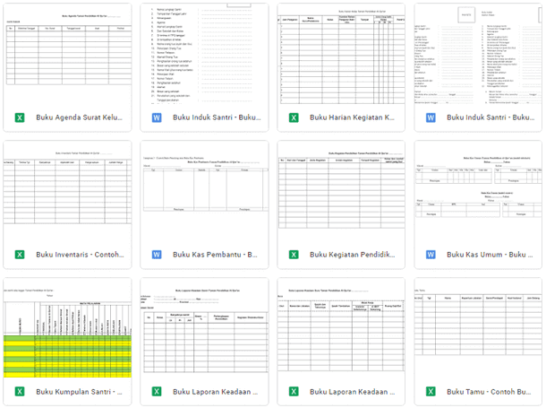 Detail Contoh Buku Agenda Kerja Nomer 50