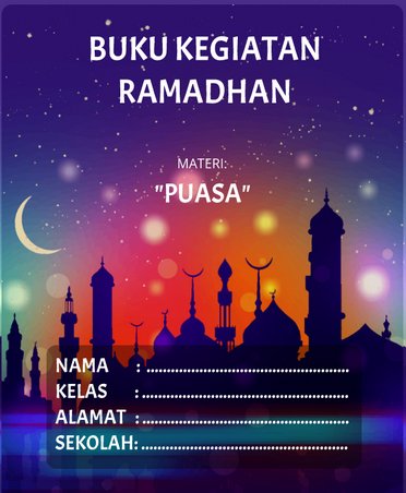 Detail Contoh Buku Agenda Ramadhan Nomer 26
