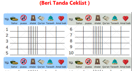 Detail Contoh Buku Agenda Ramadhan Nomer 49