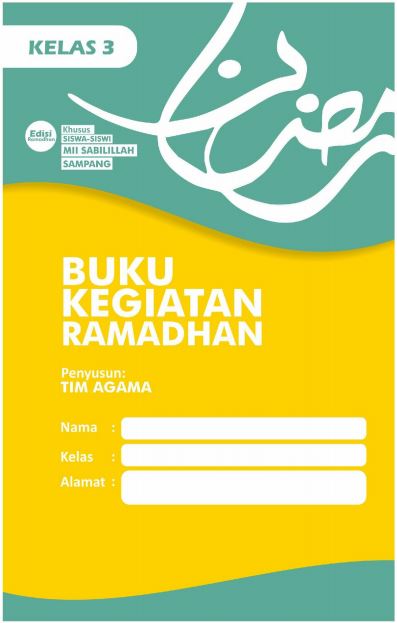 Detail Contoh Buku Agenda Ramadhan Nomer 8