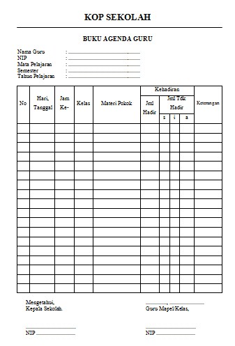 Detail Contoh Buku Agenda Sholat Nomer 2