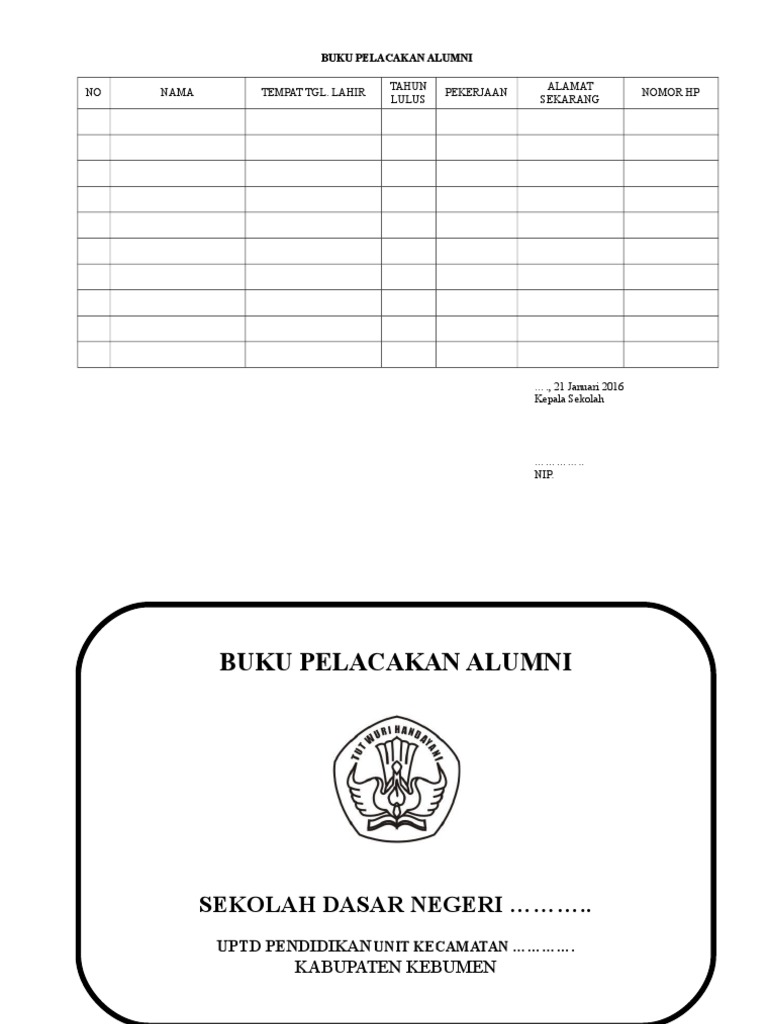 Detail Contoh Buku Alumni Nomer 6