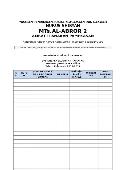 Detail Contoh Buku Alumni Sma Nomer 11