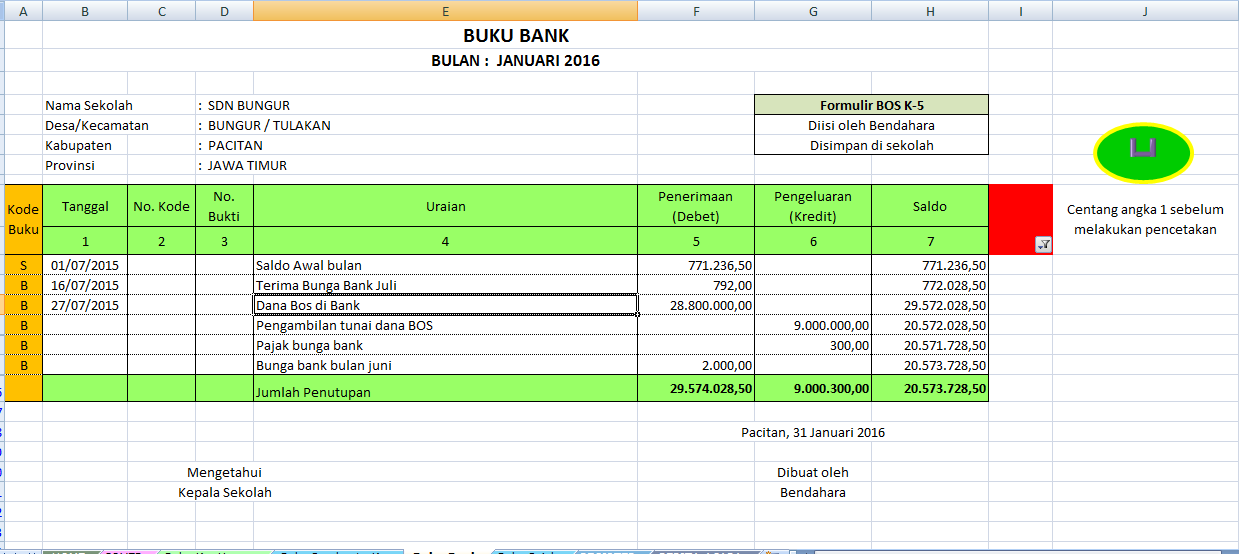 Detail Contoh Buku Bank Nomer 14