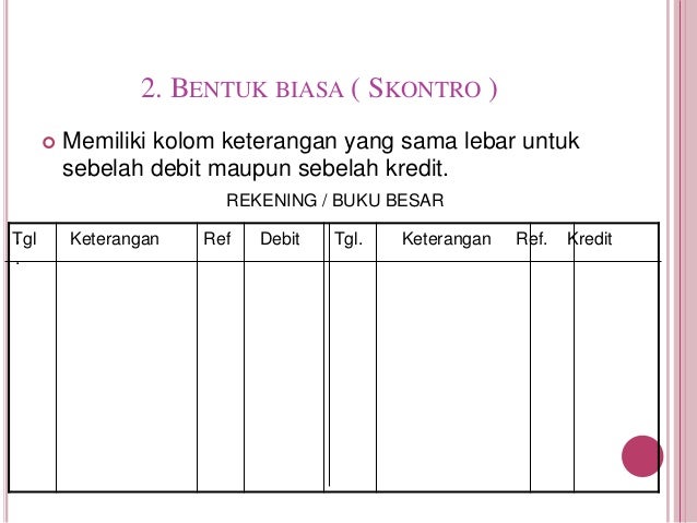 Detail Contoh Buku Besar Bentuk Skontro Nomer 24