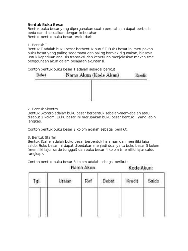 Detail Contoh Buku Besar Bentuk T Nomer 52