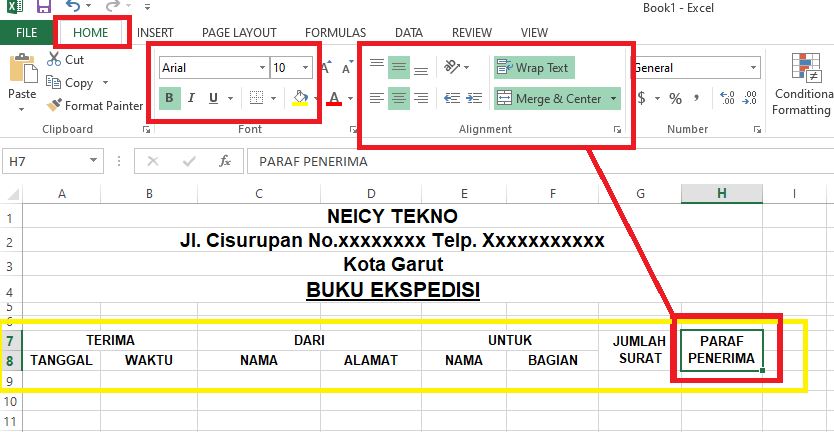 Detail Contoh Buku Ekspedisi Surat Keluar Nomer 20