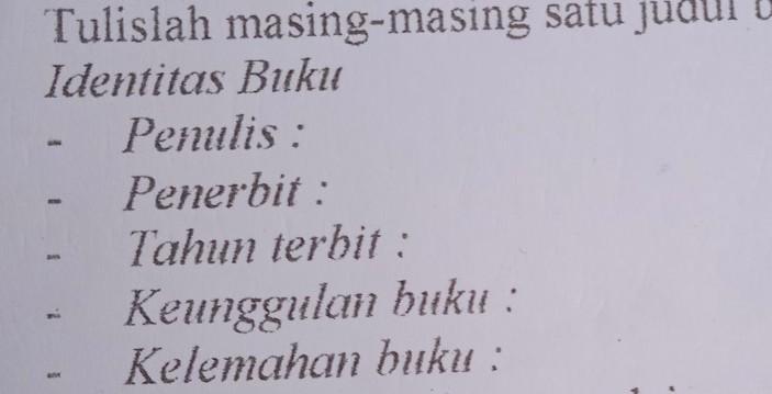 Detail Contoh Buku Fiksi Brainly Nomer 46