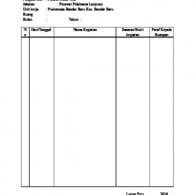 Detail Contoh Buku Harian Satpam Nomer 19