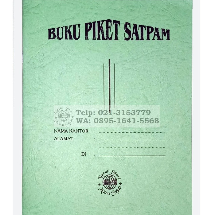 Detail Contoh Buku Harian Satpam Nomer 28