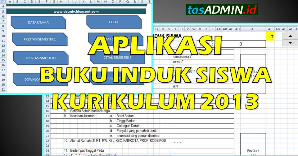 Detail Contoh Buku Induk Santri Nomer 22