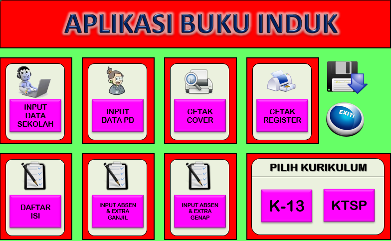Detail Contoh Buku Induk Santri Nomer 28