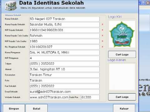 Detail Contoh Buku Induk Santri Nomer 30