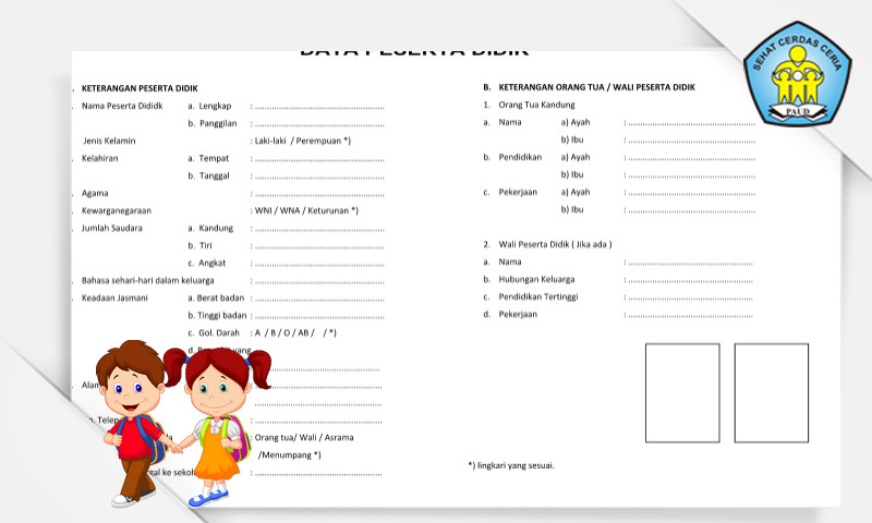 Detail Contoh Buku Induk Santri Nomer 50