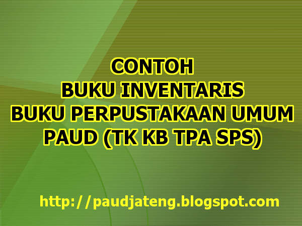 Detail Contoh Buku Inventaris Perpustakaan Nomer 7