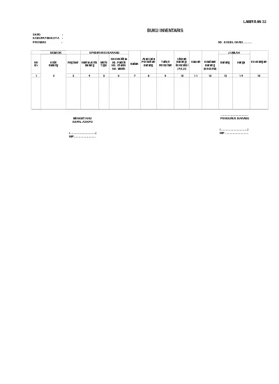 Detail Contoh Buku Inventaris Sarana Prasarana Nomer 32