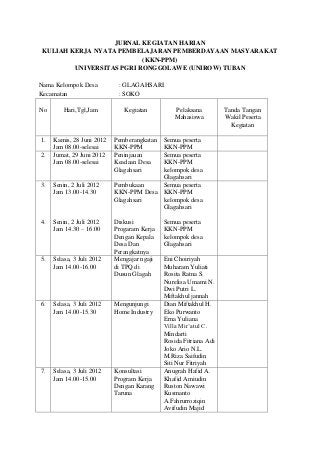 Detail Contoh Buku Jurnal Harian Nomer 36