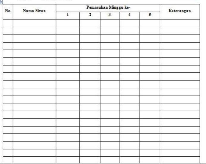 Detail Contoh Buku Kas Kelas Nomer 17