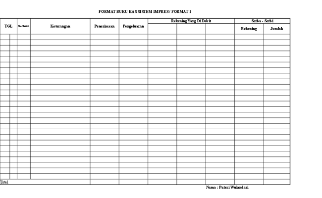 Detail Contoh Buku Kas Kelas Nomer 49