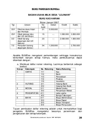 Detail Contoh Buku Kas Umum Bumdes Nomer 16