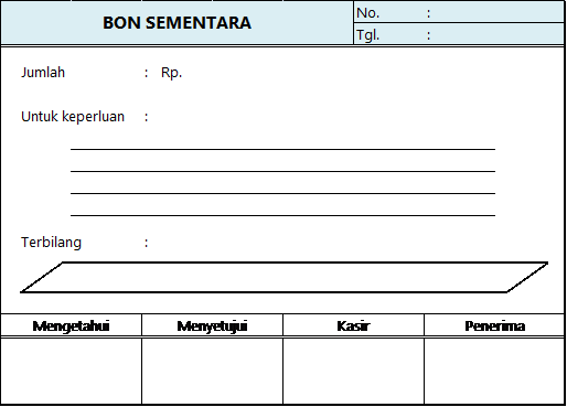 Detail Contoh Buku Kasbon Nomer 10