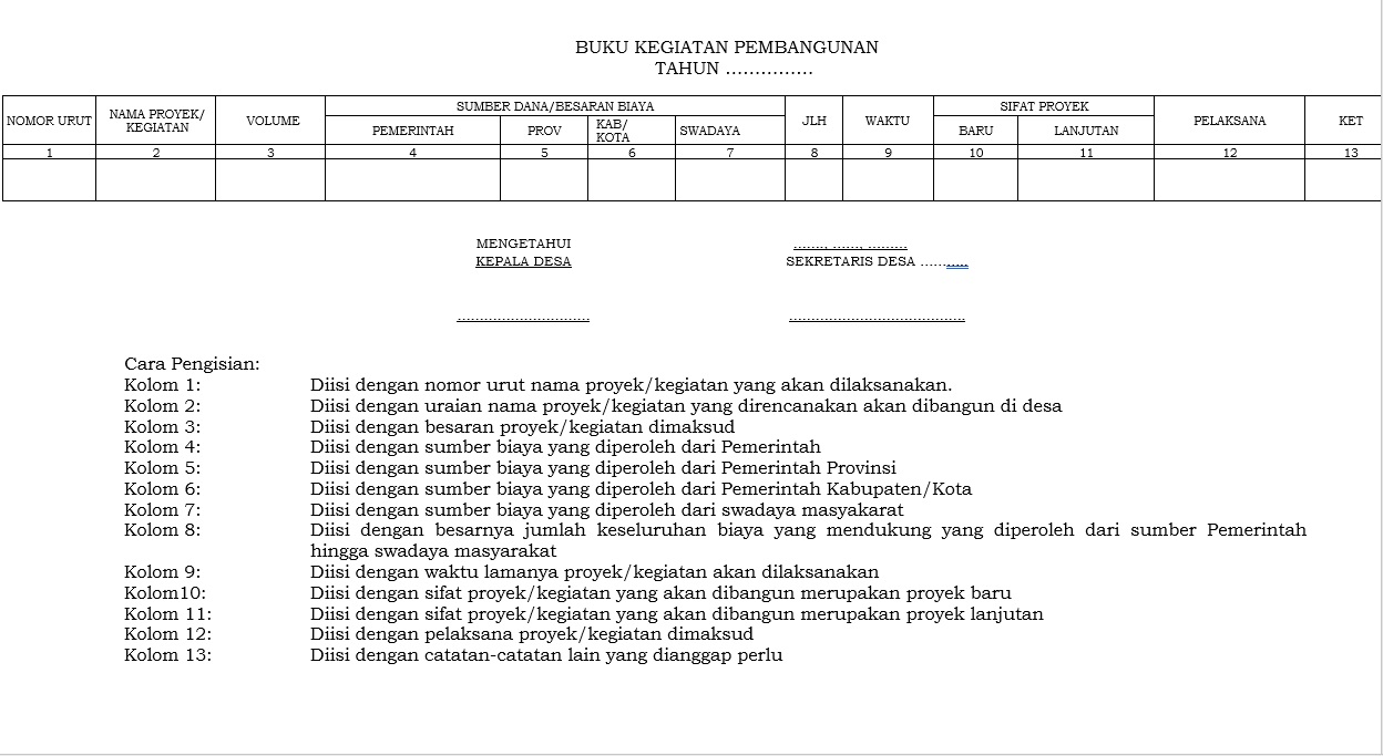 Detail Contoh Buku Kegiatan Nomer 19