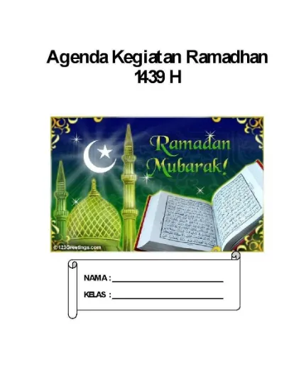 Detail Contoh Buku Kegiatan Ramadhan Nomer 30
