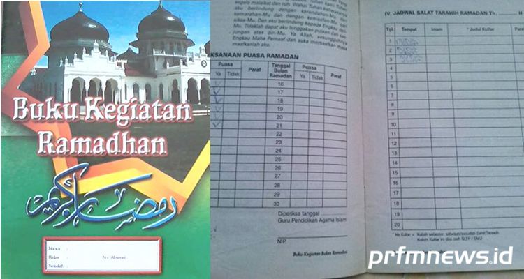 Detail Contoh Buku Kegiatan Ramadhan Nomer 6