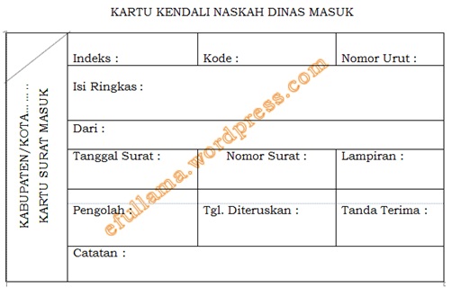 Detail Contoh Buku Kendali Surat Masuk Nomer 11