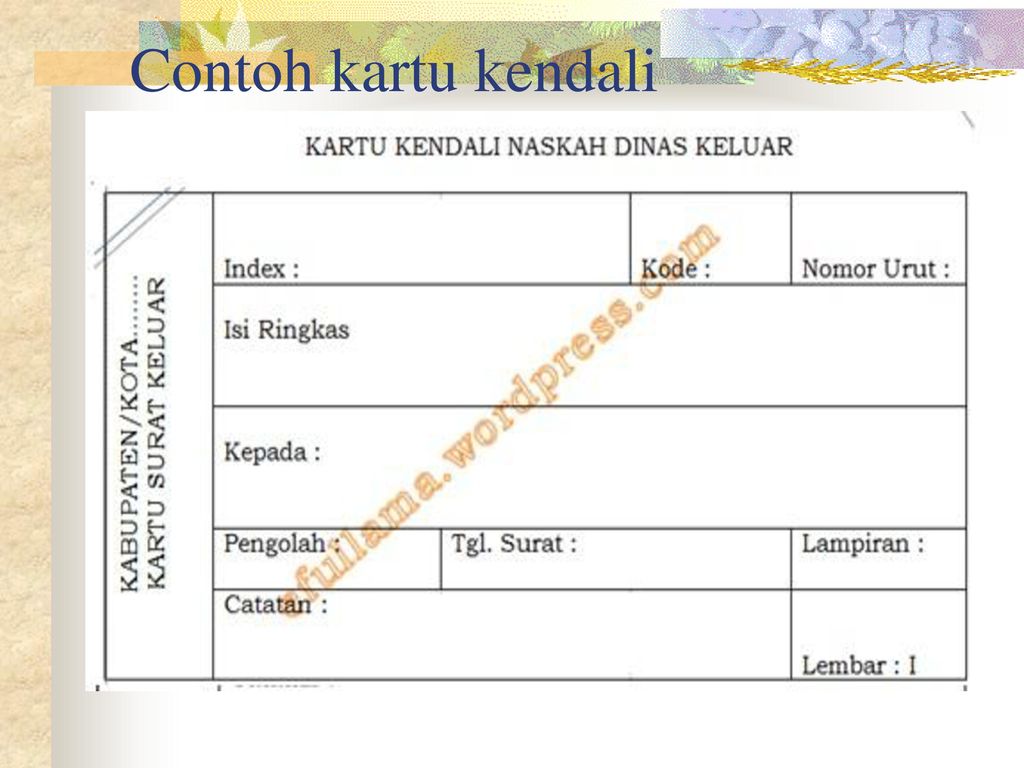 Detail Contoh Buku Kendali Surat Masuk Nomer 25