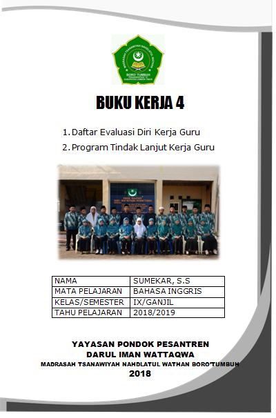 Detail Contoh Buku Kerja Guru Nomer 13