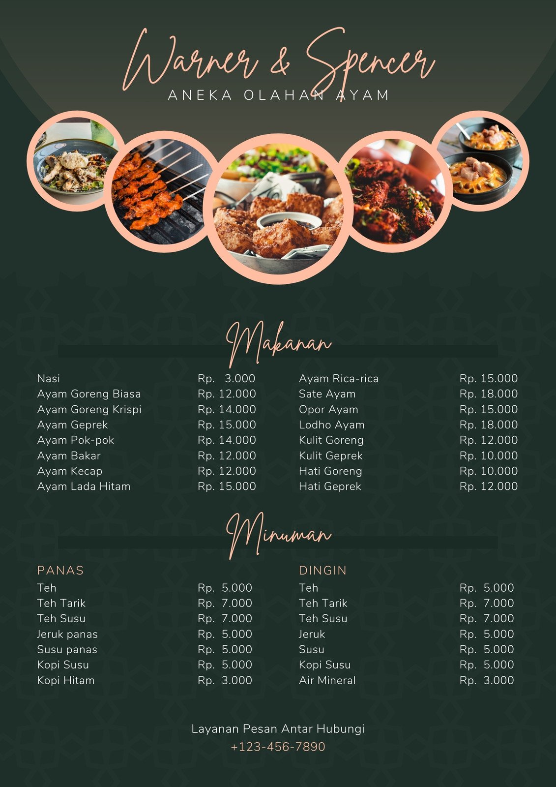 Detail Contoh Buku Menu Restoran Nomer 2