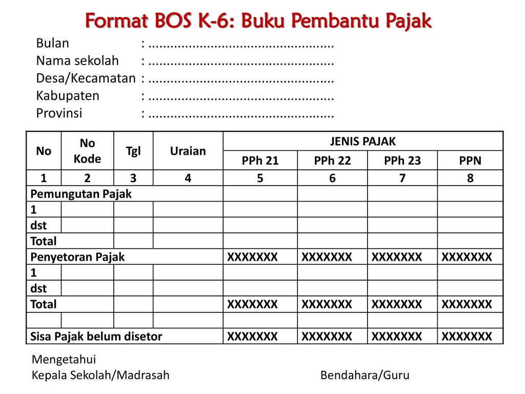 Detail Contoh Buku Pembantu Pajak Nomer 19