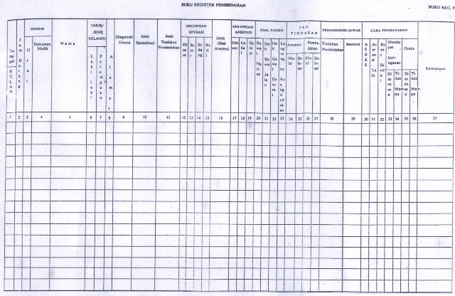 Detail Contoh Buku Register Pasien Nomer 25