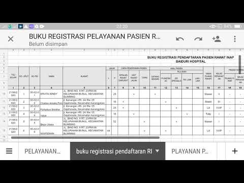 Detail Contoh Buku Register Pasien Nomer 28