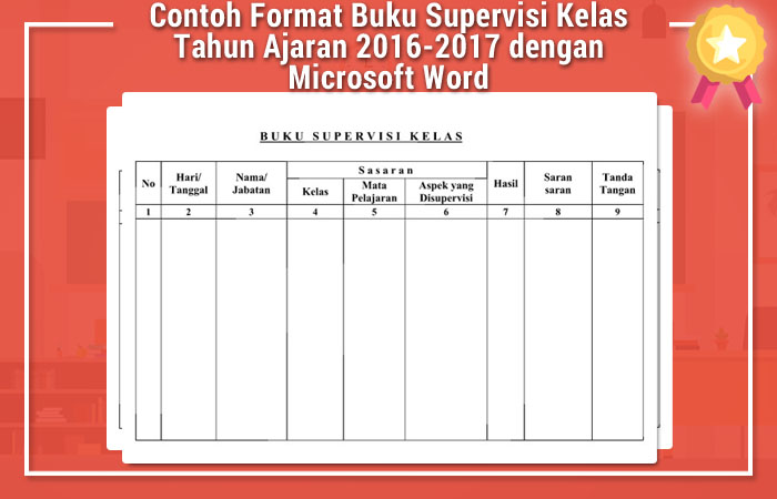 Detail Contoh Buku Supervisi Guru Nomer 7