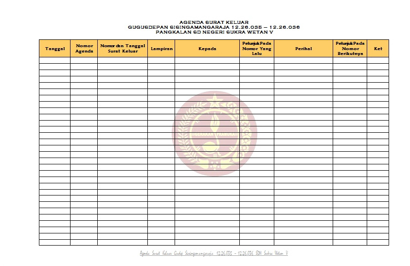 Detail Contoh Buku Surat Masuk Keluar Nomer 42