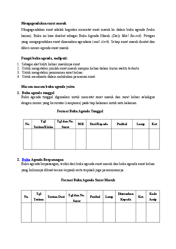 Detail Contoh Buku Surat Masuk Keluar Nomer 46