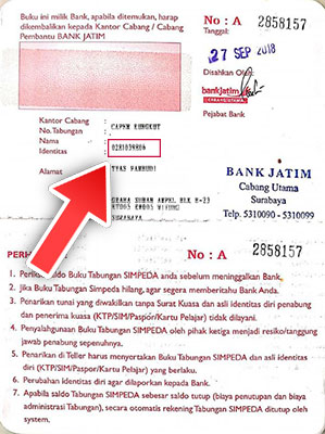 Detail Contoh Buku Tabungan Bank Nomer 41