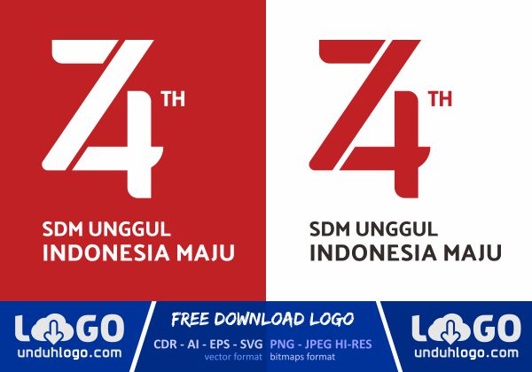 Detail Download Logo Hut Ri 74 Nomer 5